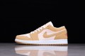 Jordan 1 Low SE Twine Orange Quartz Corduroy (W) DH7820-700 Yellow Unisex Sneaker