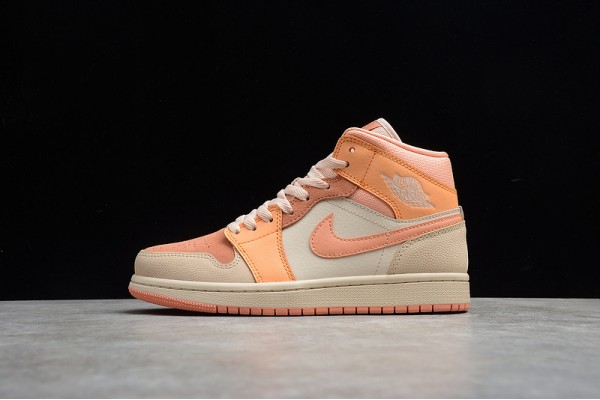 Nike Air Jordan 1 Mid Apricot DH4270-800 Basketball Shoes