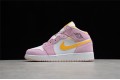 Nike Air Jordan 1 Mid Arctic Pink C9517-600 Basketball Shoes