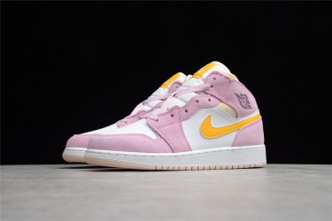 Nike Air Jordan 1 Mid Arctic Pink C9517-600 Basketball Shoes