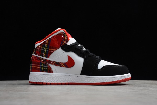 Nike Air Jordan 1 Mid Bad Santa 554725-607 Basketball Shoes