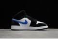 Nike Air Jordan 1 Mid Black Racer Blue 554725-084 Basketball Shoes