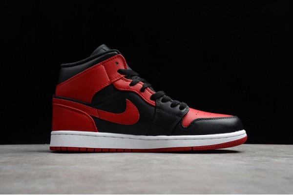 Nike Air Jordan 1 Mid Bred DA4666-001 Basketball Shoes