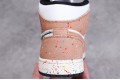 Nike Air Jordan 1 Mid Brushstroke Paint Splatter DA8005-100 Basketball Shoes