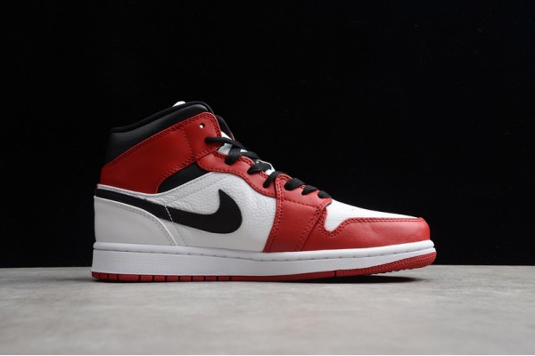 Nike Air Jordan 1 Mid Chicago 554724-173 Basketball Shoes