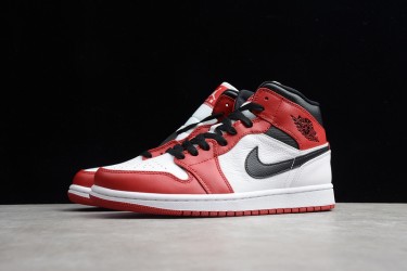 Nike Air Jordan 1 Mid Chicago 554724-173 Basketball Shoes