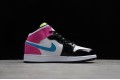 Nike Air Jordan 1 Mid Cyber Active Fuchsia CZ9835-100 Basketball Shoes