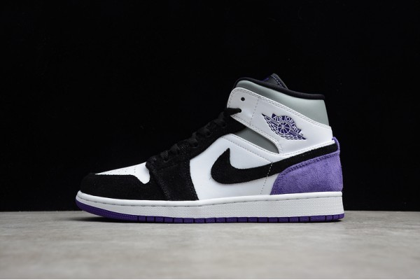 Nike Air Jordan 1 Mid Dark Concord 554725-051 Basketball Shoes