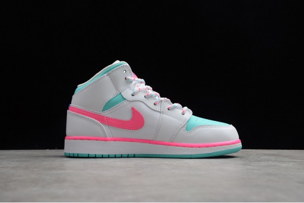 Nike Air Jordan 1 Mid Digital Pink BQ6931-700 Basketball Shoes