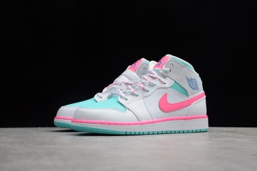 Nike Air Jordan 1 Mid Digital Pink BQ6931-700 Basketball Shoes