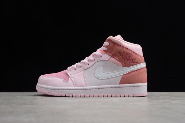 Nike Air Jordan 1 Mid Digital Pink CW5379-600 Basketball Shoes