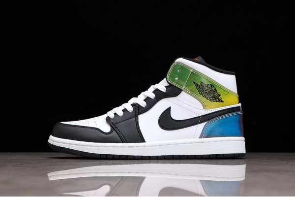 Nike Air Jordan 1 Mid Dutch Green 3D DM7802-100 Basketball Shoes