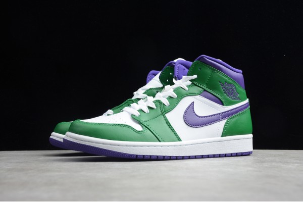 Nike Air Jordan 1 Mid Hulk 554724-300 Basketball Shoes