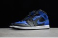 Nike Air Jordan 1 Mid Hyper Royal 554724-077 Basketball Shoes