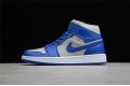 Nike Air Jordan 1 Mid Iron Purple Deep Royal DH7821-500 Basketball Shoes