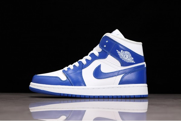 Nike Air Jordan 1 Mid Kentucky Blue BQ6472-104 Basketball Shoes