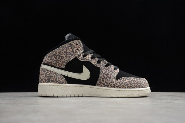 Nike Air Jordan 1 Mid Leopard BQ6931-021 Basketball Shoes