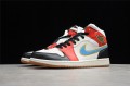 Nike Air Jordan 1 Mid Let(Her)Man DC1426-100 Basketball Shoes