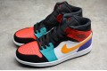 Nike Air Jordan 1 Mid Multi-Color 554724-125 Basketball Shoes