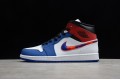 Nike Air Jordan 1 Mid Multicolored Swoosh 852542-146 Basketball Shoes