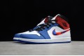 Nike Air Jordan 1 Mid Multicolored Swoosh 852542-146 Basketball Shoes