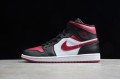 Nike Air Jordan 1 Mid Noble Red 554724-066 Basketball Shoes