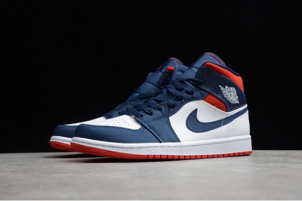 Nike Air Jordan 1 Mid Olympic 852542-104 Basketball Shoes