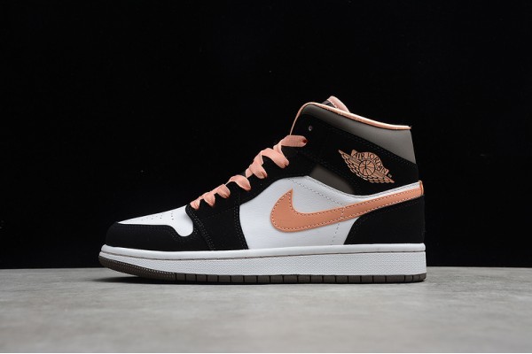 Nike Air Jordan 1 Mid Peach Mocha DH0210-100 Basketball Shoes