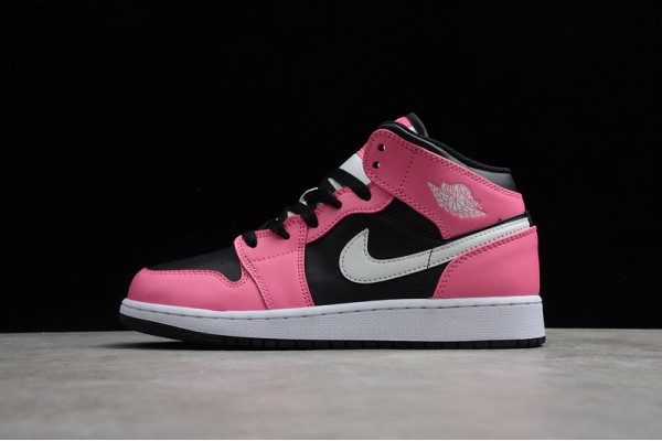 Nike Air Jordan 1 Mid Pinksicle 555112-002 Basketball Shoes