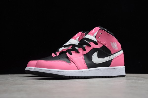 Nike Air Jordan 1 Mid Pinksicle 555112-002 Basketball Shoes