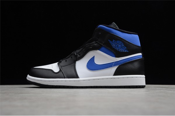 Nike Air Jordan 1 Mid Racer Blue 554724-140 Basketball Shoes