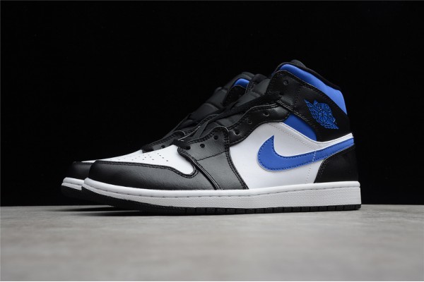 Nike Air Jordan 1 Mid Racer Blue 554724-140 Basketball Shoes