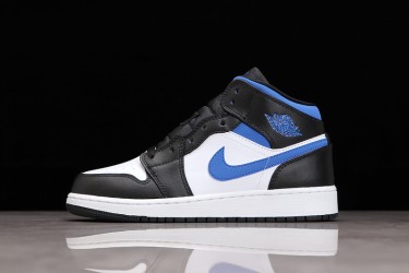 Nike Air Jordan 1 Mid Racer Blue 554725-140 Basketball Shoes