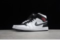 Nike Air Jordan 1 Mid Reverse Black Toe BQ6472-101 Basketball Shoes