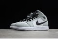 Nike Air Jordan 1 Mid Smoke Grey 554724-092 Basketball Shoes