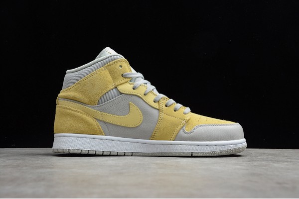 Nike Air Jordan 1 Mid Tan Grey DA4666-001 Basketball Shoes