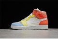 Nike Air Jordan 1 Mid To My First Coach DJ6908-100 Basketball Shoes