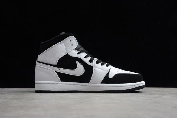 Nike Air Jordan 1 Mid Tuxedo 554724-113 Basketball Shoes