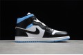 Nike Air Jordan 1 Mid University Blue BQ6472-102 Basketball Shoes