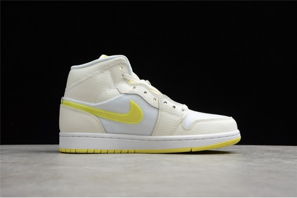 Nike Air Jordan 1 Mid Voltage Yellow DB2822-107 Basketball Shoes