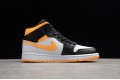 Nike Air Jordan 1 Mid White Laser Orange CV5276-107 Basketball Shoes