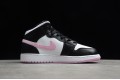 Nike Air Jordan 1 Mid White Light Arctic Pink 555112-103 Basketball Shoes