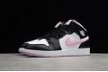 Nike Air Jordan 1 Mid White Light Arctic Pink 555112-103 Basketball Shoes