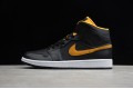 Nike Air Jordan 1 Mid Yellow Black C9352-001 Basketball Shoes