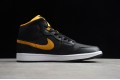 Nike Air Jordan 1 Mid Yellow Black C9352-001 Basketball Shoes