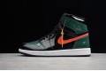 Nike Air Jordan 1 High Art Basel AV3905-038 Basketball Shoes Green