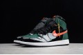 Nike Air Jordan 1 High Art Basel AV3905-038 Basketball Shoes Green