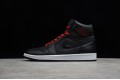 Nike Air Jordan 1 High Black Gym Red 555088-060 Basketball Shoes