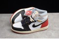 Nike Air Jordan 1 High Black Toe BV1300-106 Basketball Shoes