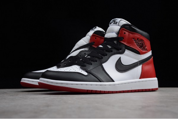 Nike Air Jordan 1 High Black Toe 2016 555088-125 Basketball Shoes